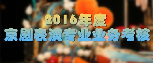 操老B无码特集国家京剧院2016年度京剧表演专业业务考...